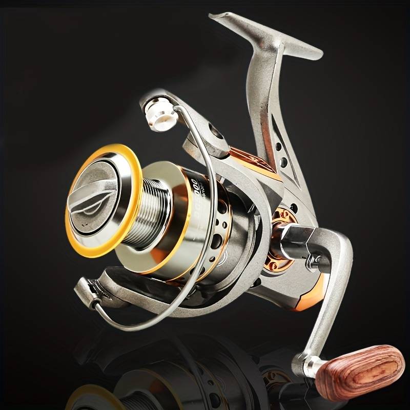 Upgrade Your Fishing Game with a Spinning Reel: Fish Wheel Coil Fixed Spool Gear Equipm