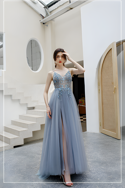 Sisakphoto™-Forest style small fresh dreamy temperament evening dress