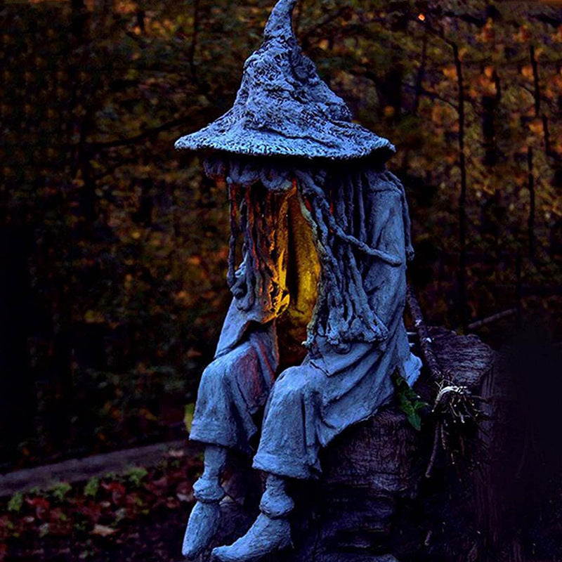 Witch Ghoul Solar Energy Lamp