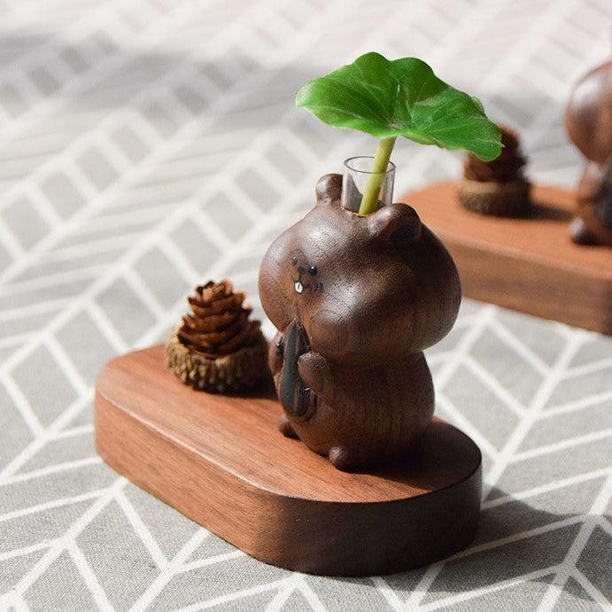 Hamster Wooden Diffuser | Essential oil Diffuser Hand-carved Ornaments